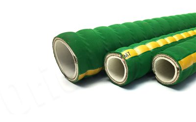 Which kind of hose can be used to deliver chemicals