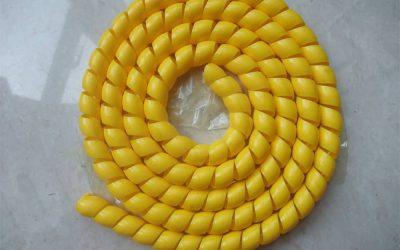 How to install a spiral protector onto hydraulic hose