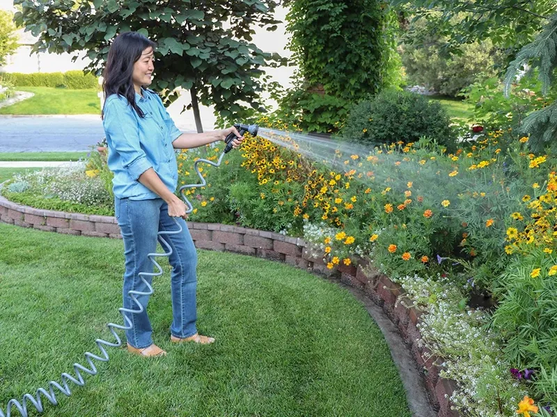 spring garden hose coiled garden hose Oil Discharge Hose